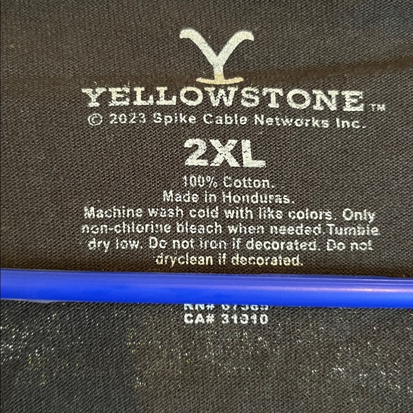 Yellowstone Dutton Ranch Montana men’s unisex Tshirt 2XL NWT Black - Picture 5 of 7